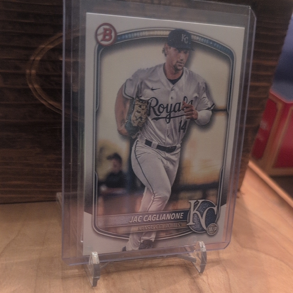 2025 Bowman Prospects Jac Caglianone Rookie Card Royals World Baseball Classic